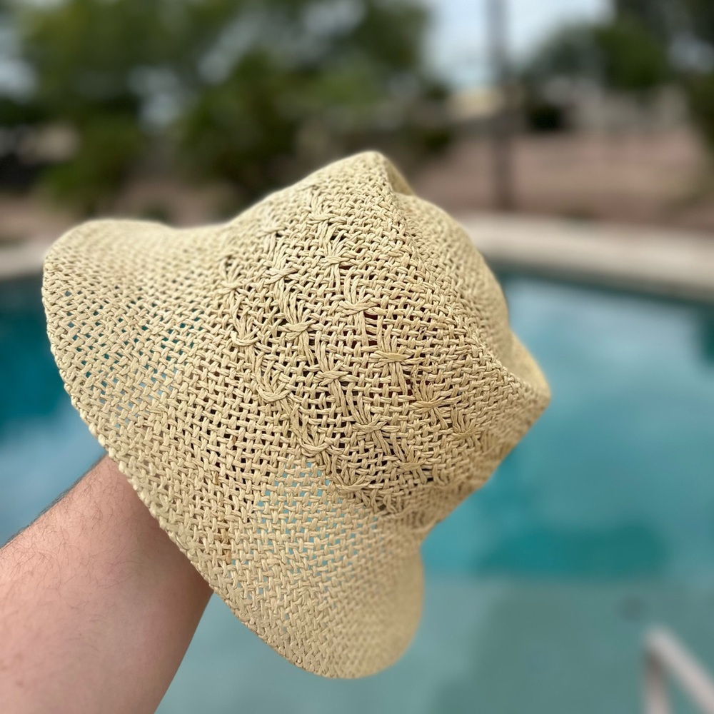 Summer Woven Bucket Hat